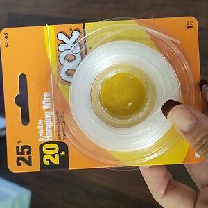Invisible Clear hanging wire